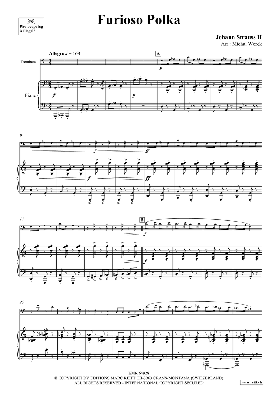 Furioso Polka Furioso Polka Piano Accompaniment scores gallery preview page 4