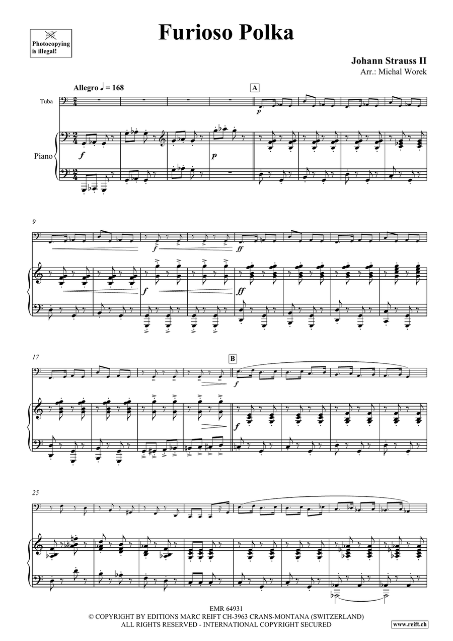 Furioso Polka Furioso Polka Tuba scores gallery preview page 4
