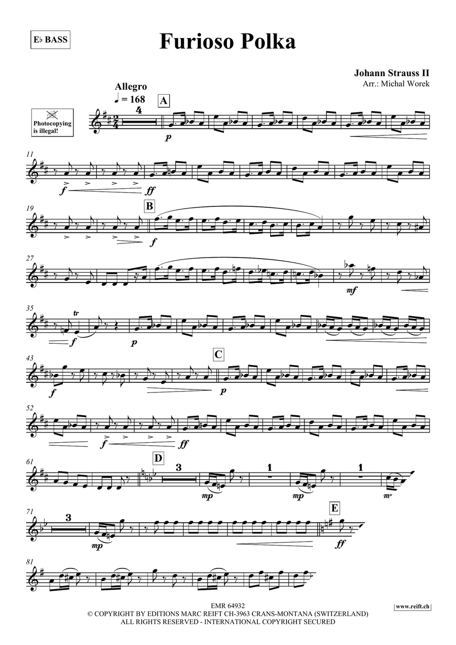 Furioso Polka Furioso Polka Voice Solo scores gallery preview page 3