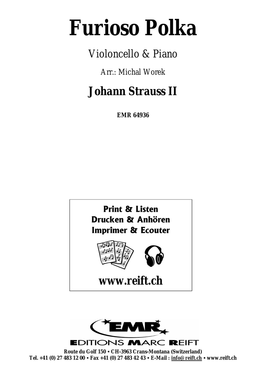 Furioso Polka Furioso Polka Piano Accompaniment scores gallery preview page 2