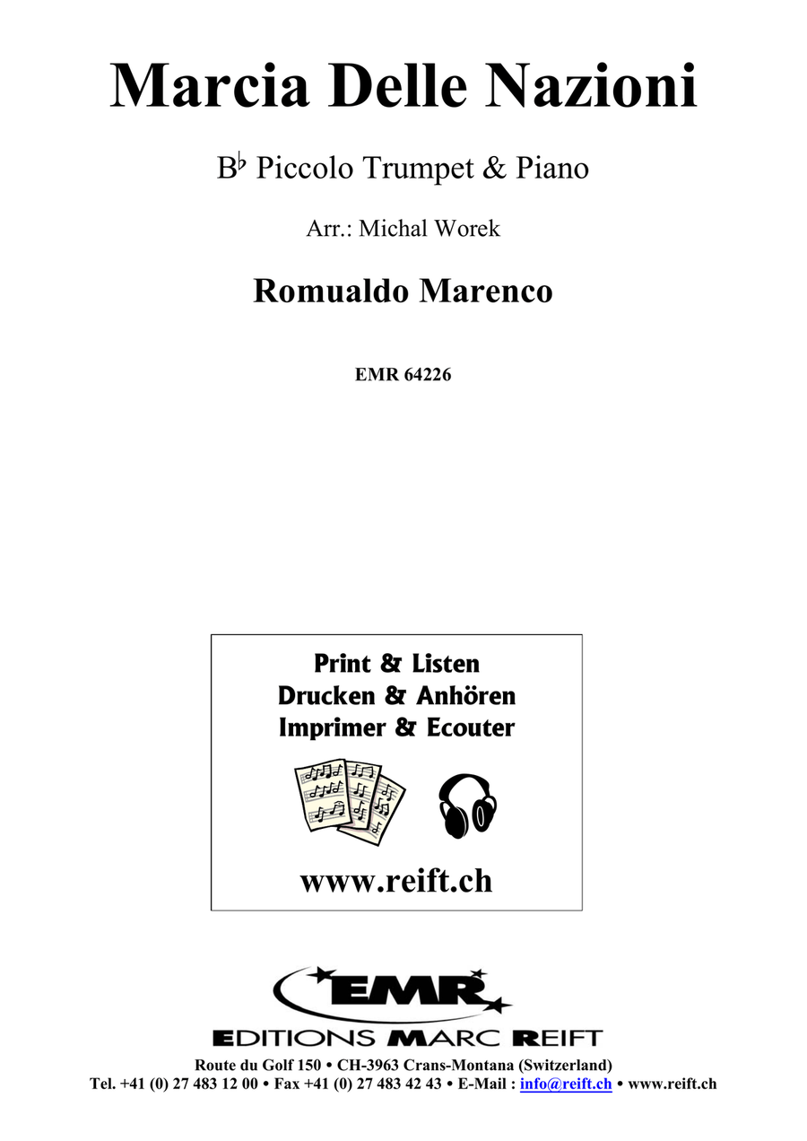Marcia Delle Nazioni Marcia Delle Nazioni Piccolo Trumpet scores gallery preview page 2