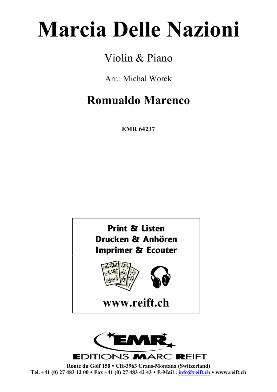 Marcia Delle Nazioni Marcia Delle Nazioni Violin Solo scores gallery preview page 2