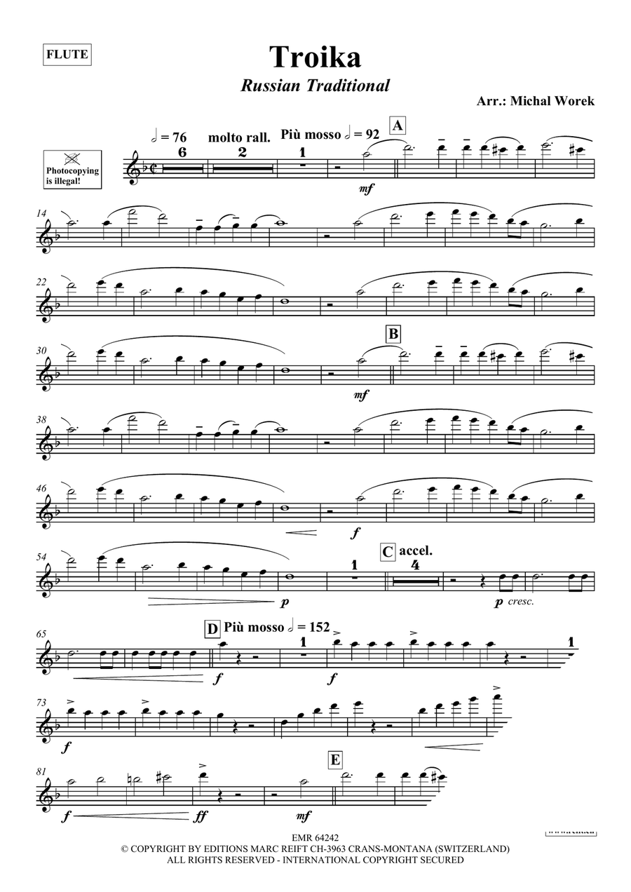 Troika Troika Flute Solo scores gallery preview page 3