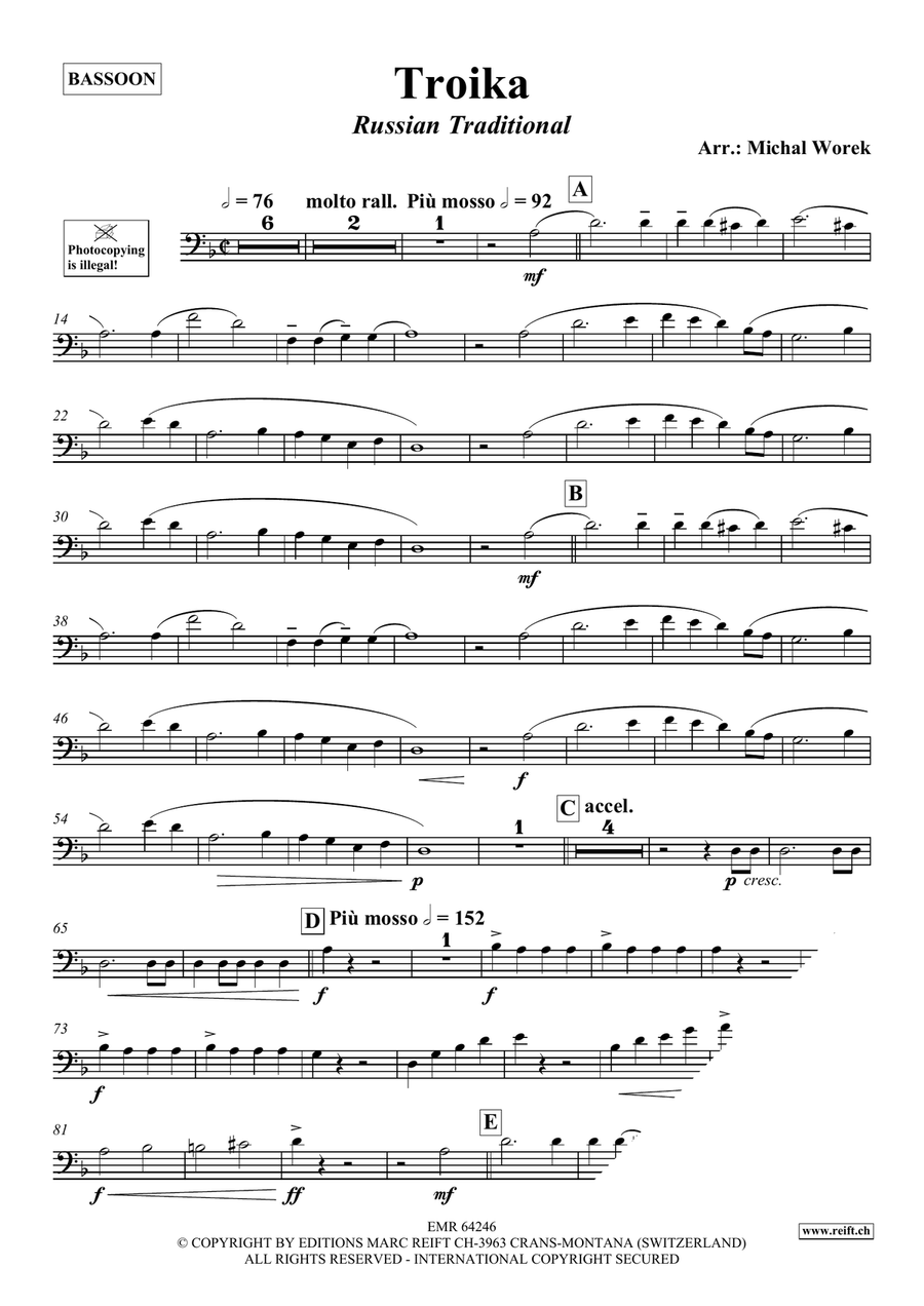 Troika Troika Bassoon Solo scores gallery preview page 3