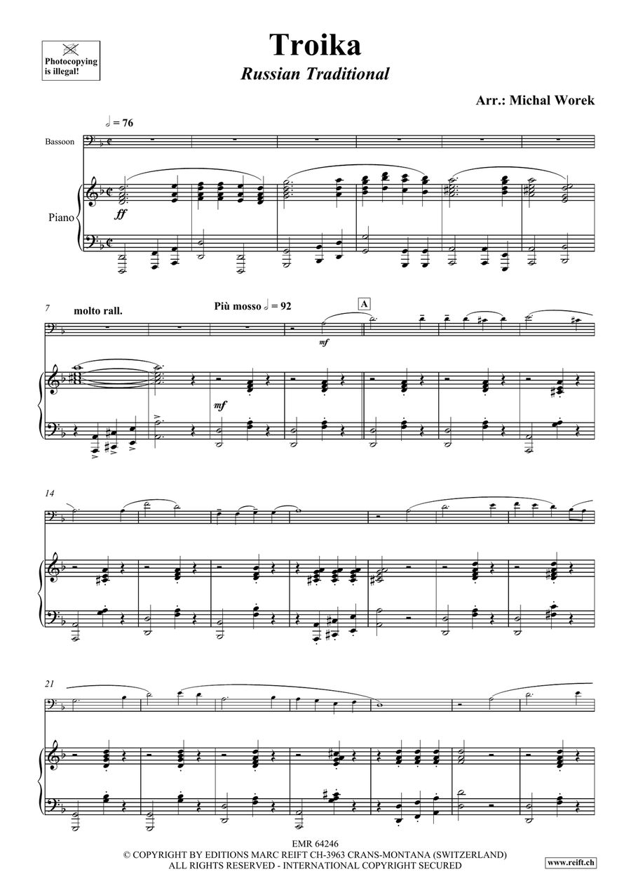 Troika Troika Bassoon Solo scores gallery preview page 4