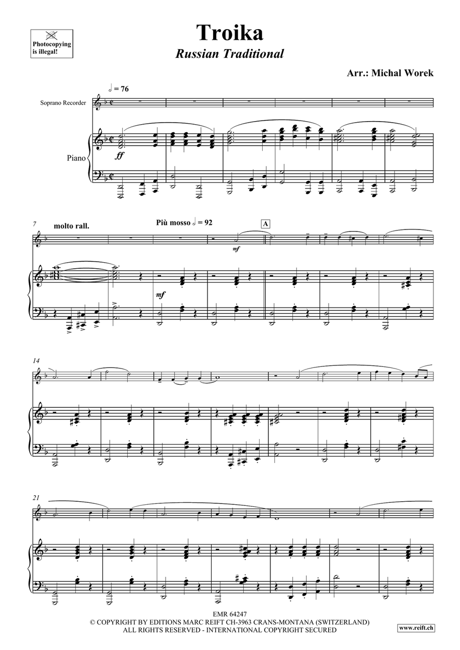 Troika Troika Soprano Recorder scores gallery preview page 4