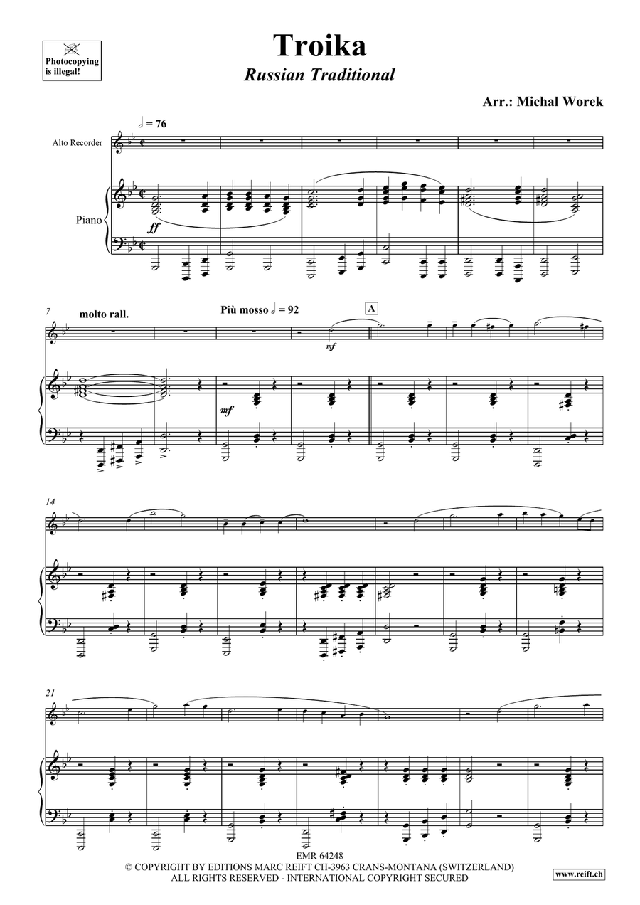 Troika Troika Alto Recorder scores gallery preview page 4