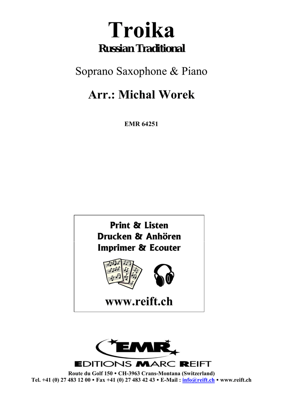 Troika Troika Soprano Saxophone scores gallery preview page 2