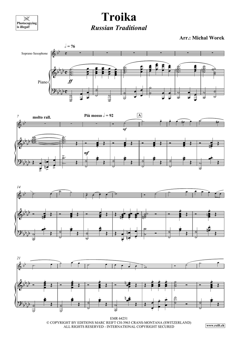 Troika Troika Soprano Saxophone scores gallery preview page 4