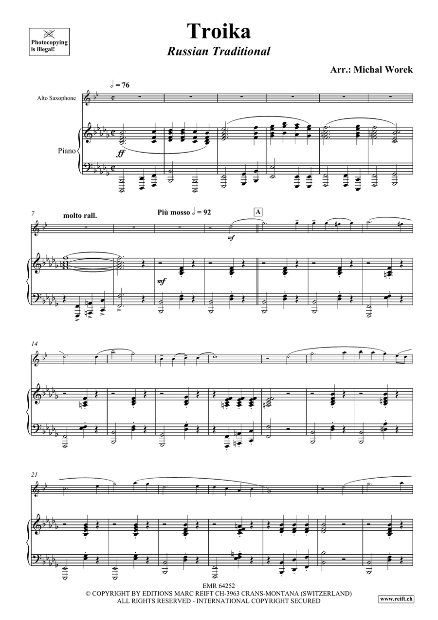 Troika Troika Alto Saxophone scores gallery preview page 4