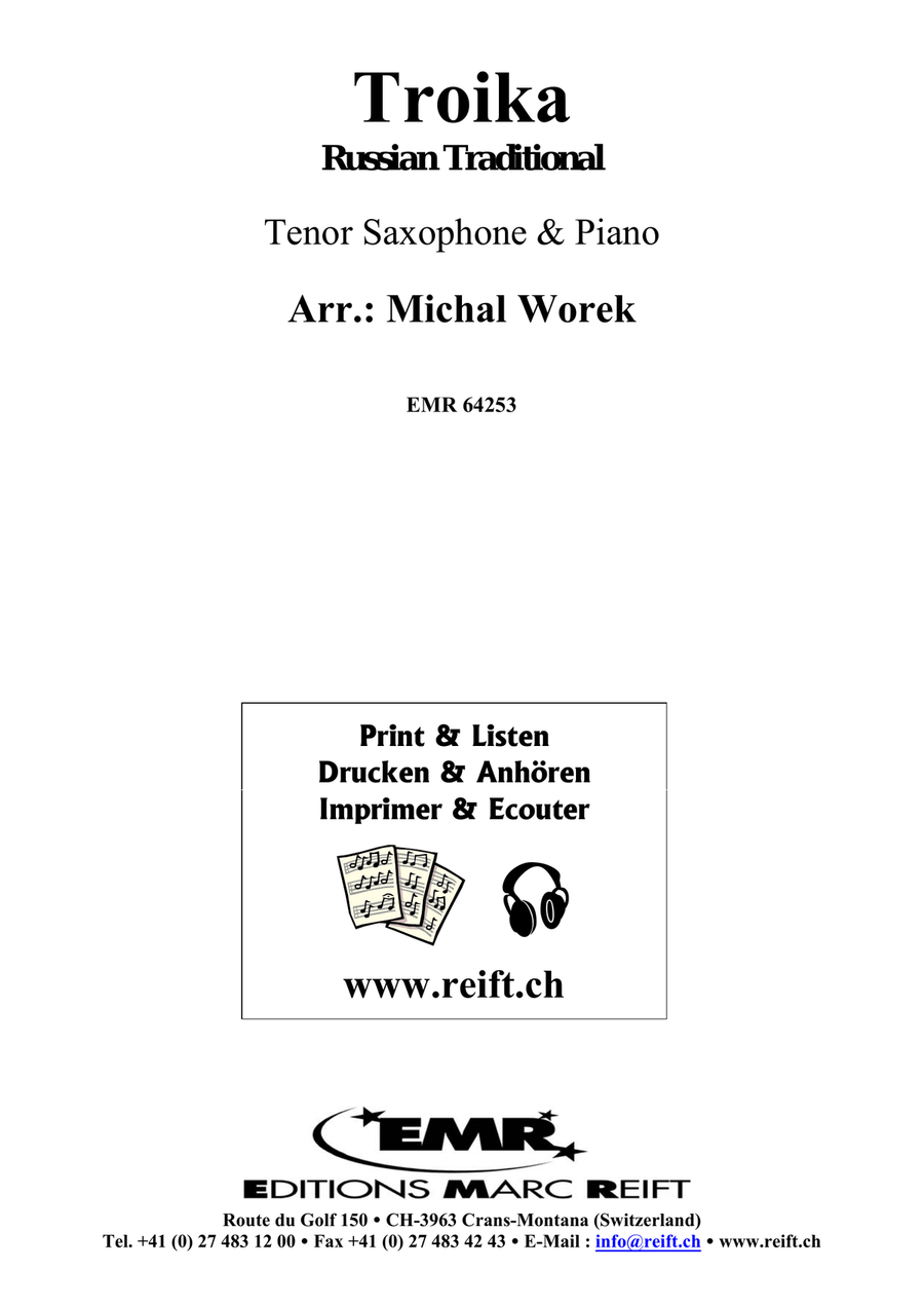 Troika Troika Tenor Saxophone scores gallery preview page 2