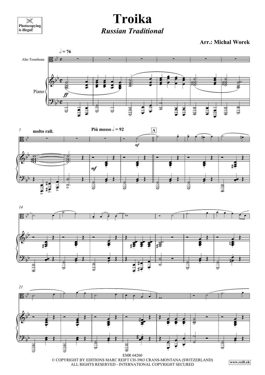 Troika Troika Piano Accompaniment scores gallery preview page 4