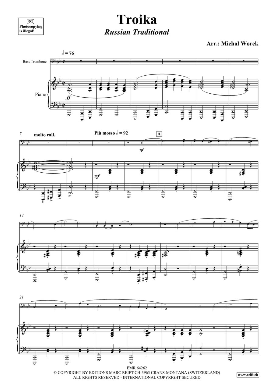 Troika Troika Bass Trombone scores gallery preview page 4