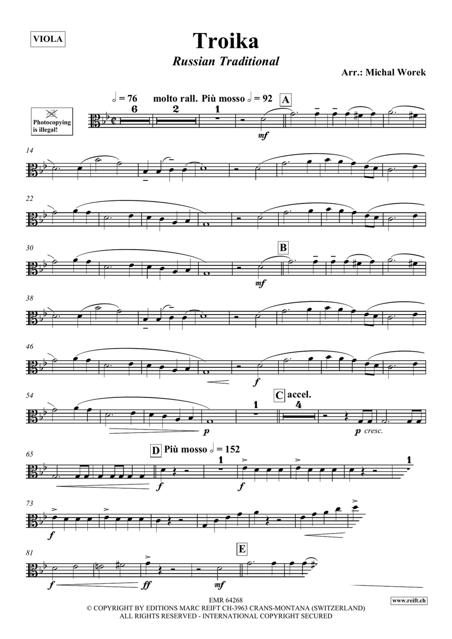 Troika Troika Piano Accompaniment scores gallery preview page 3