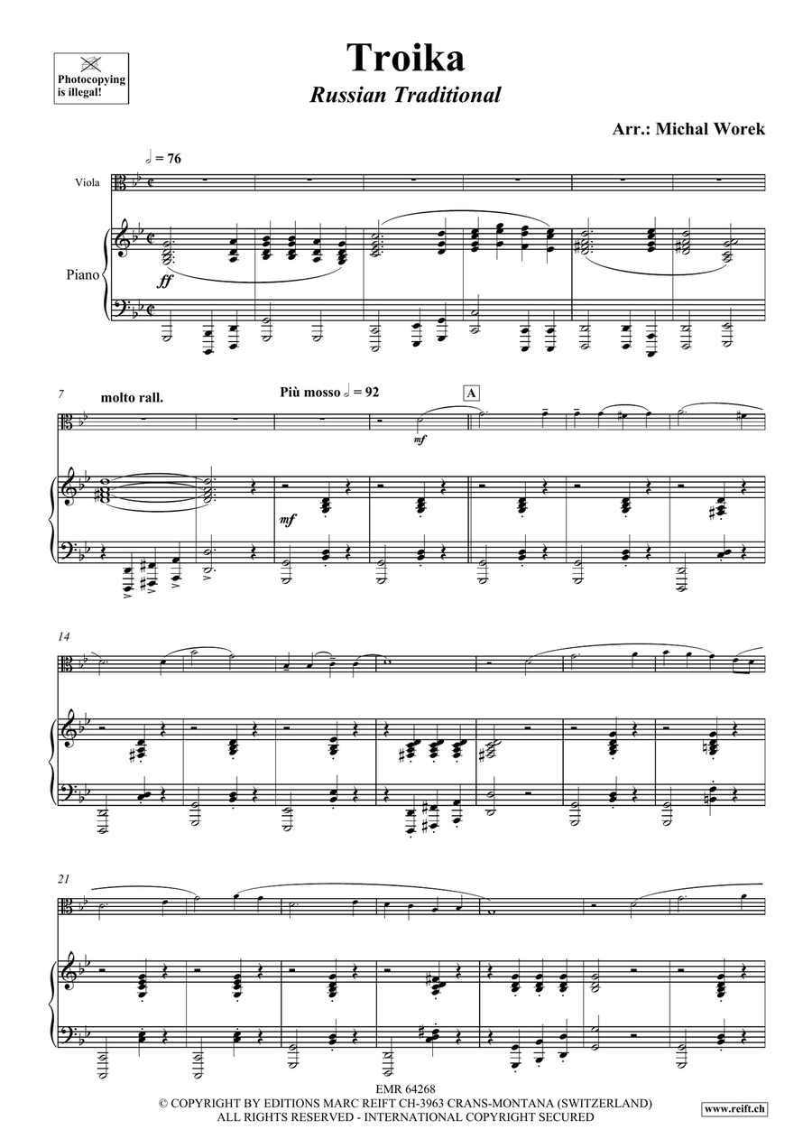 Troika Troika Piano Accompaniment scores gallery preview page 4
