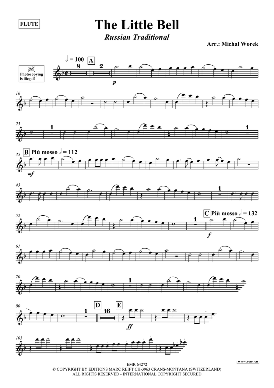The Little Bell The Little Bell Flute Solo scores gallery preview page 3