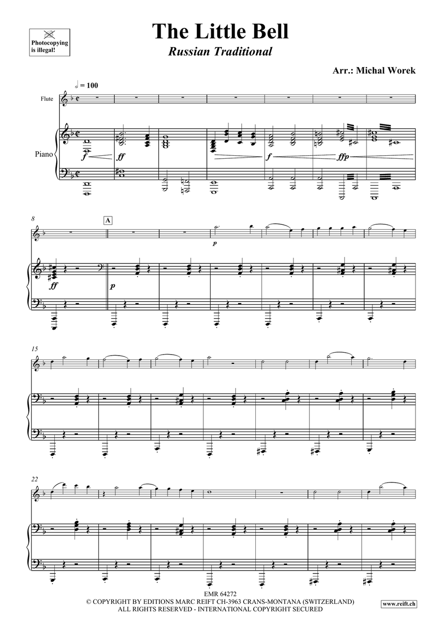 The Little Bell The Little Bell Flute Solo scores gallery preview page 4