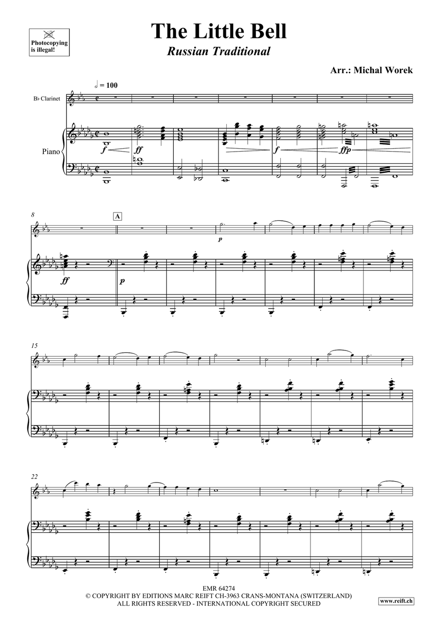 The Little Bell The Little Bell Clarinet Solo scores gallery preview page 4