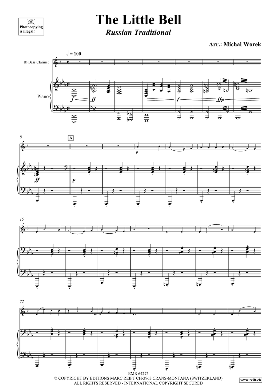 The Little Bell The Little Bell Bass Clarinet scores gallery preview page 4