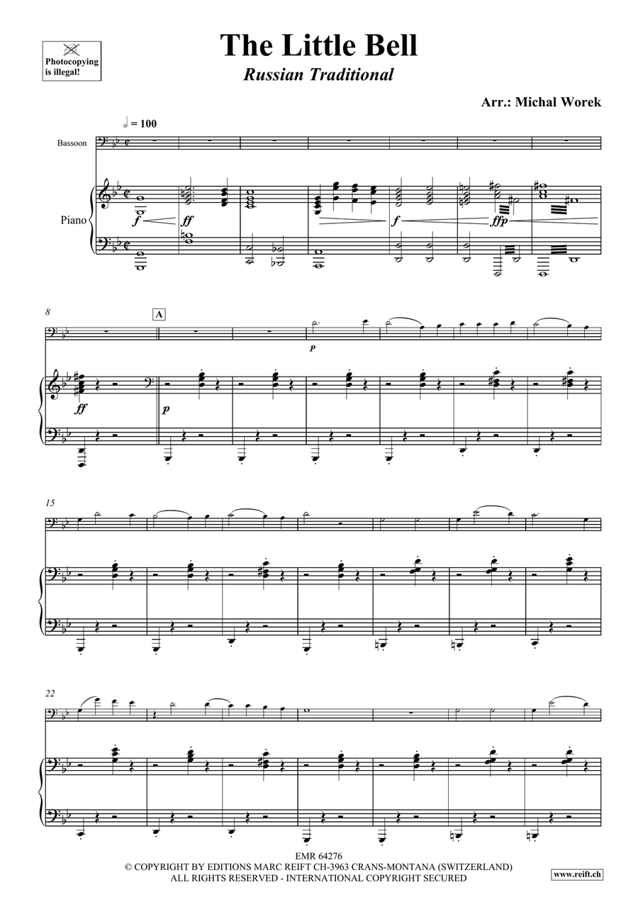The Little Bell The Little Bell Bassoon Solo scores gallery preview page 4