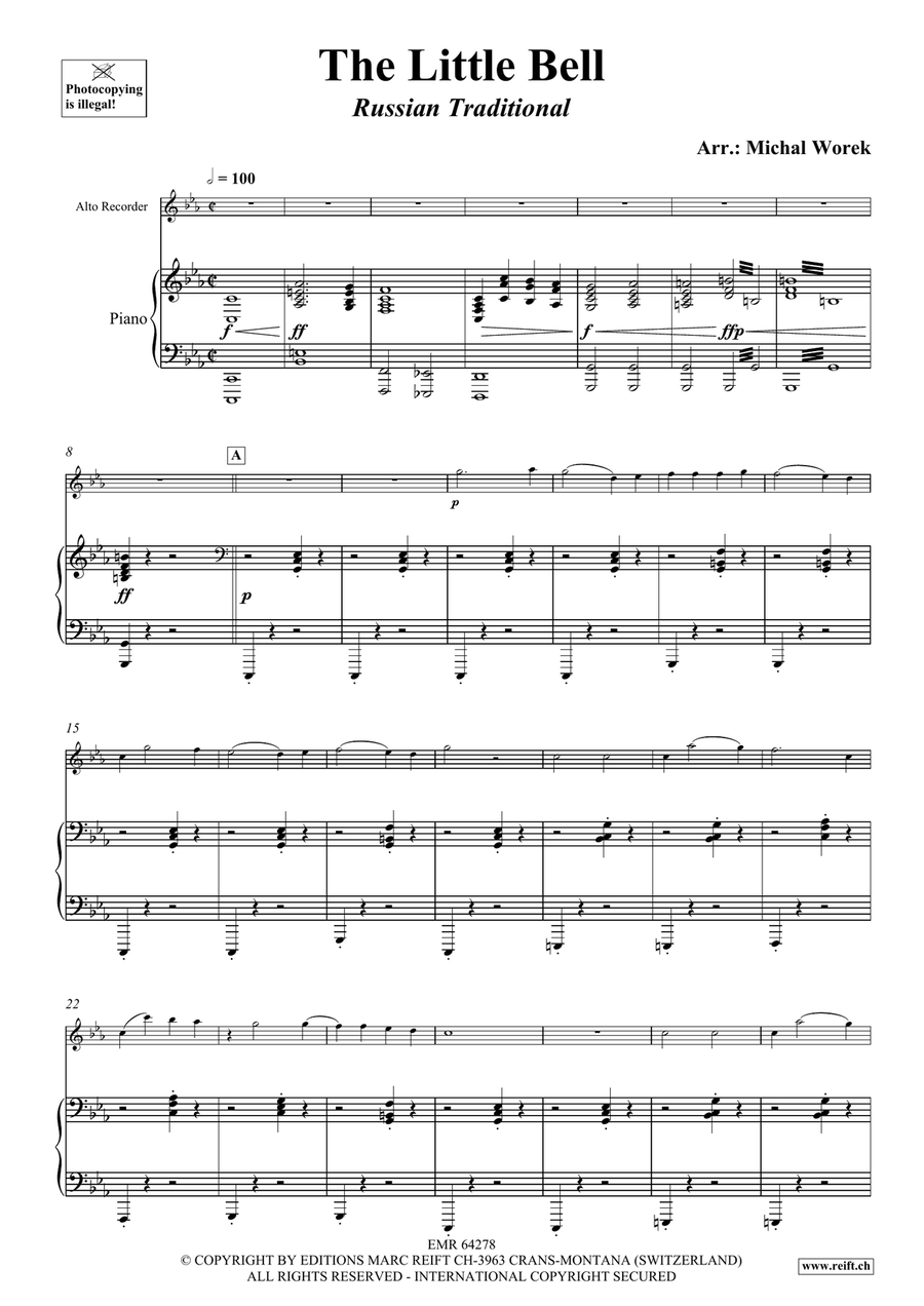 The Little Bell The Little Bell Alto Recorder scores gallery preview page 4