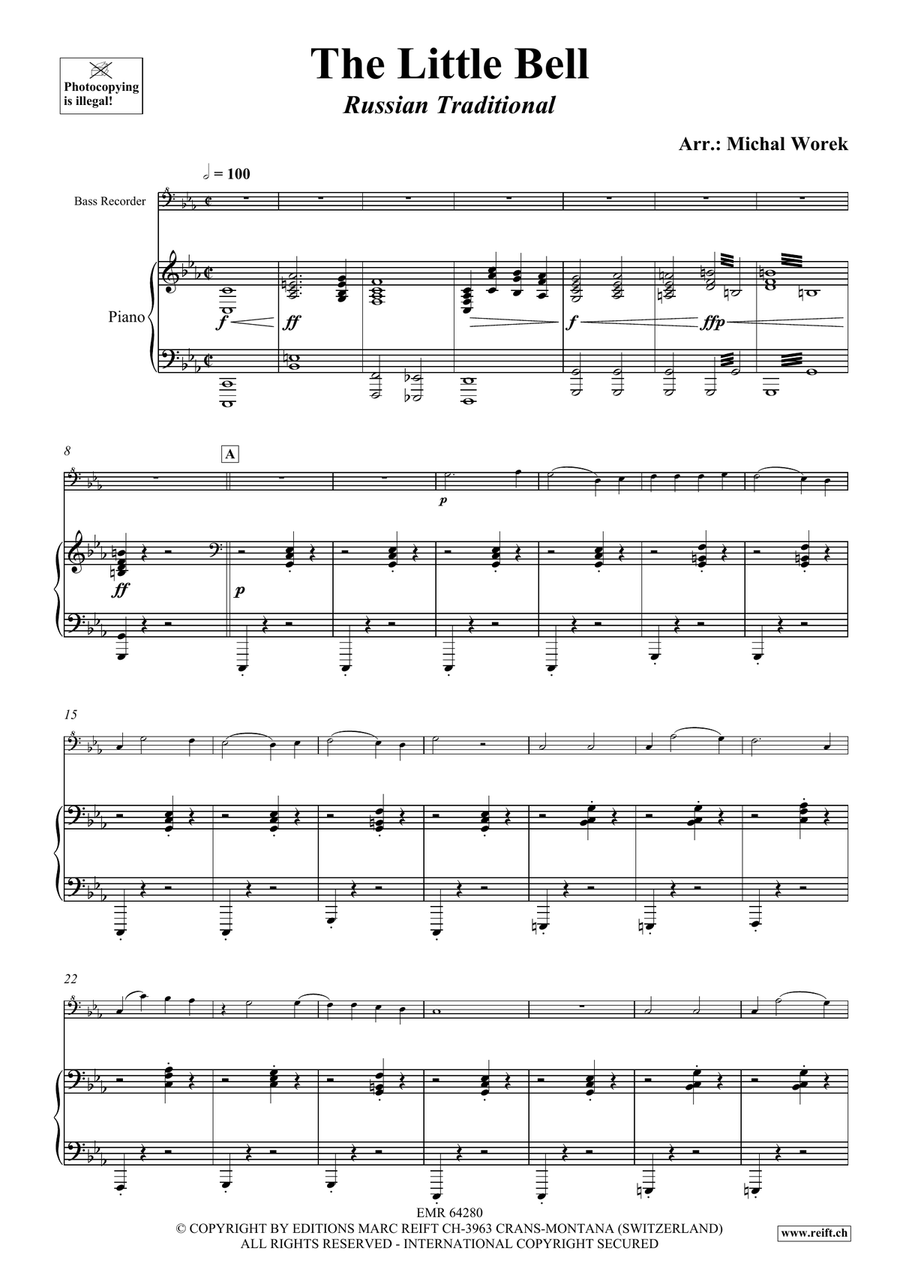 The Little Bell The Little Bell Bass Recorder scores gallery preview page 4