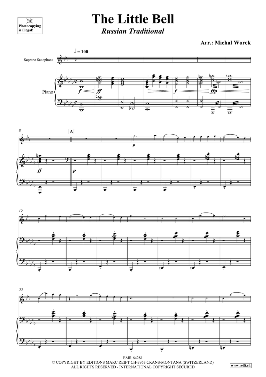 The Little Bell The Little Bell Soprano Saxophone scores gallery preview page 4