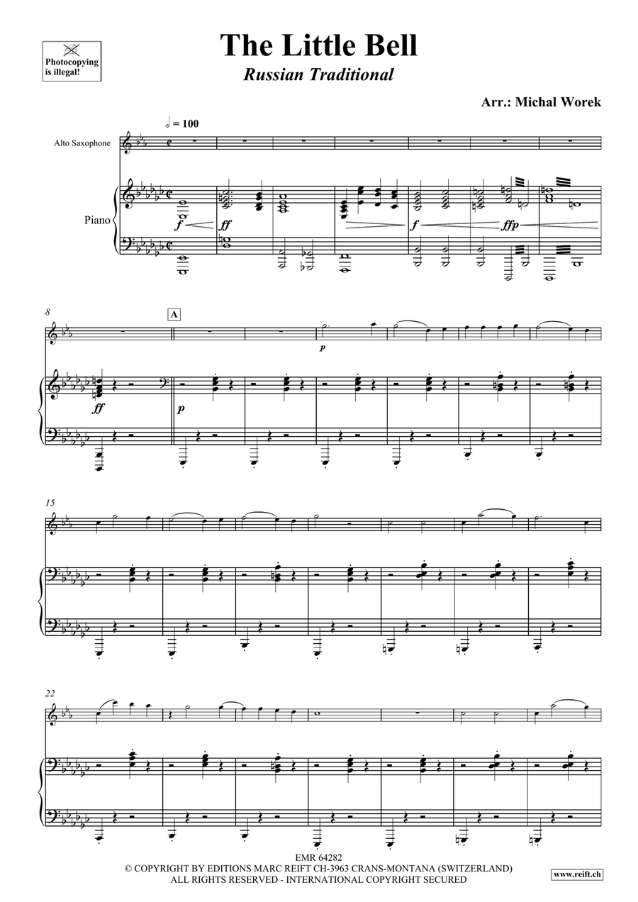 The Little Bell The Little Bell Alto Saxophone scores gallery preview page 4