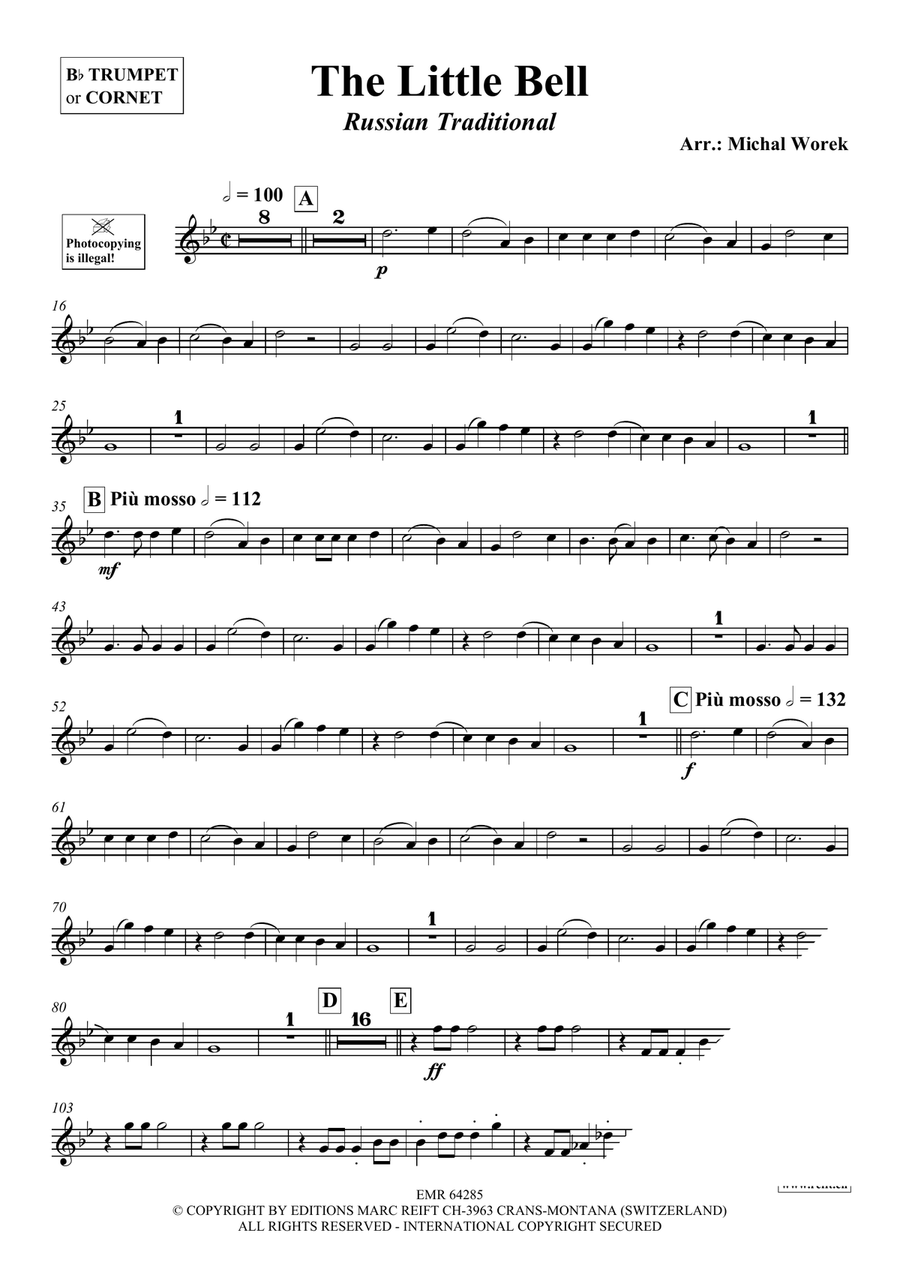 The Little Bell The Little Bell Cornet scores gallery preview page 3