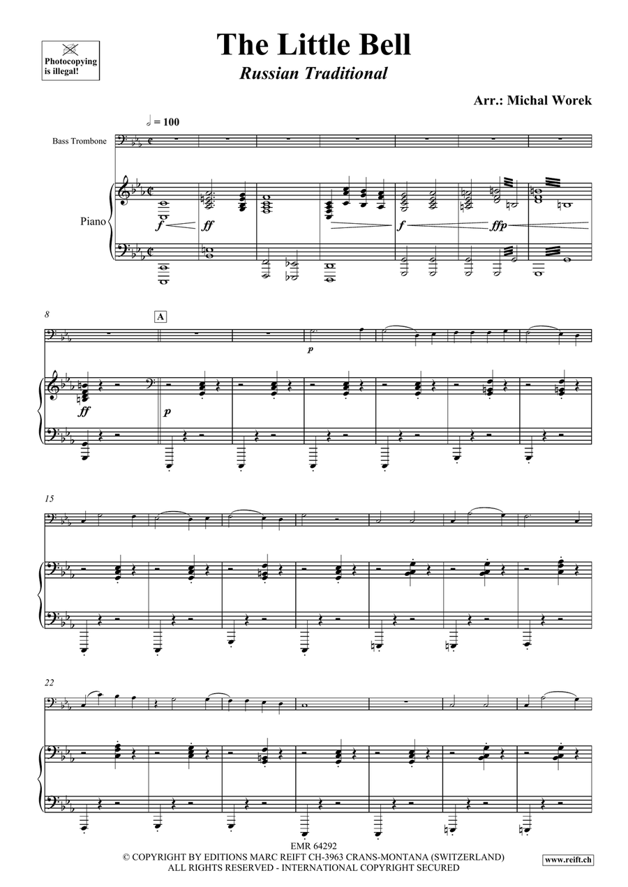 The Little Bell The Little Bell Bass Trombone scores gallery preview page 4
