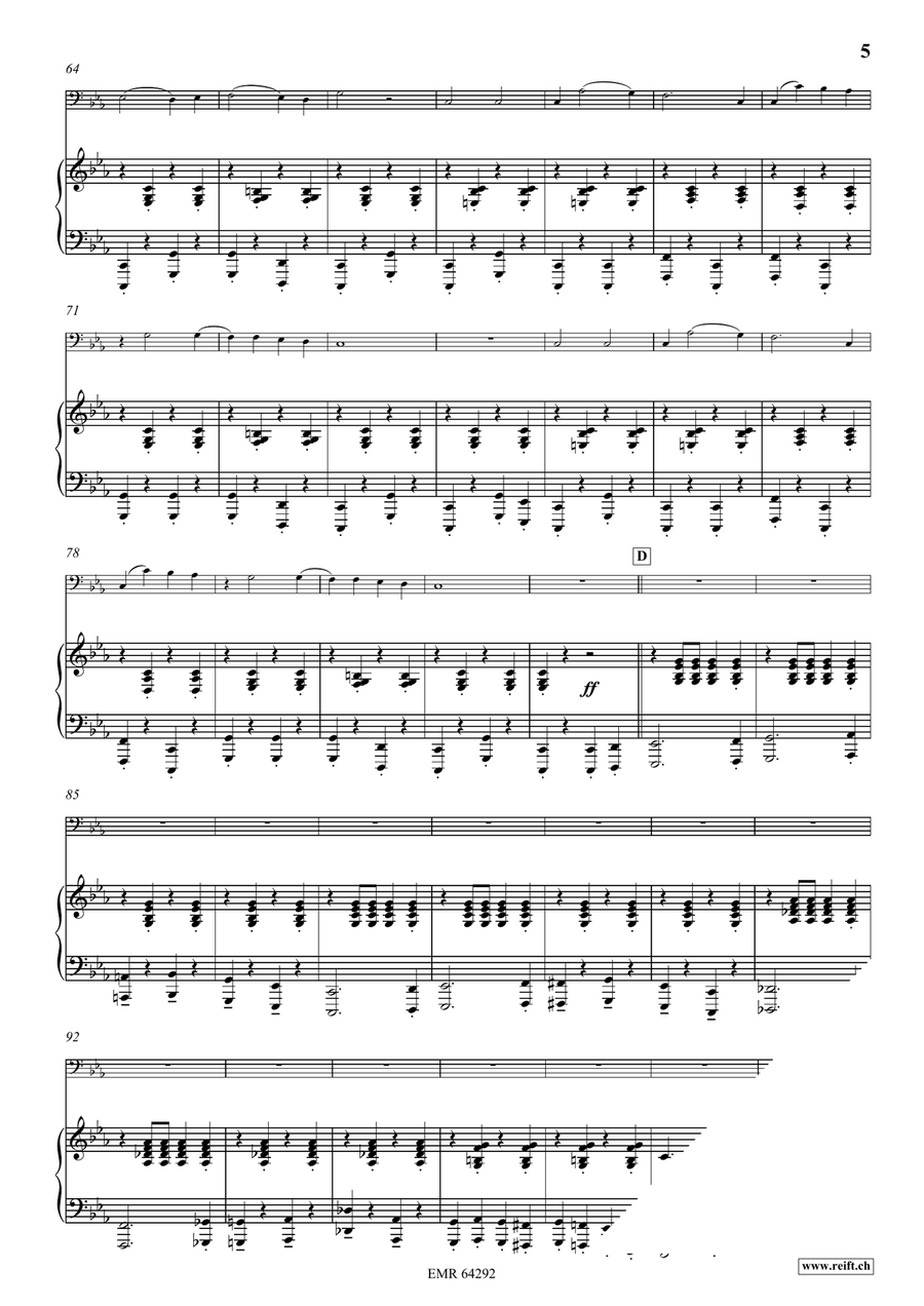 The Little Bell The Little Bell Bass Trombone scores gallery preview page 6