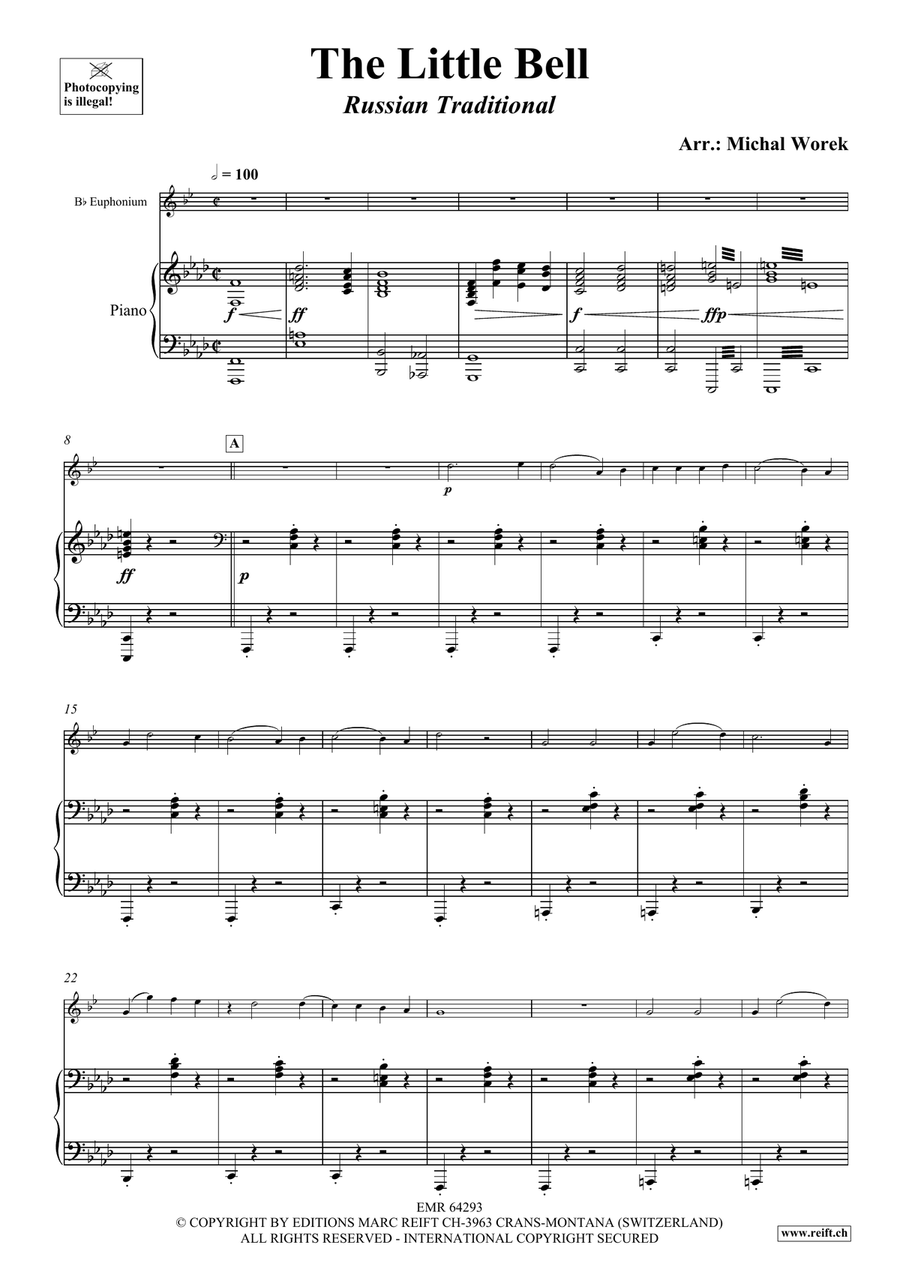 The Little Bell The Little Bell Euphonium scores gallery preview page 4
