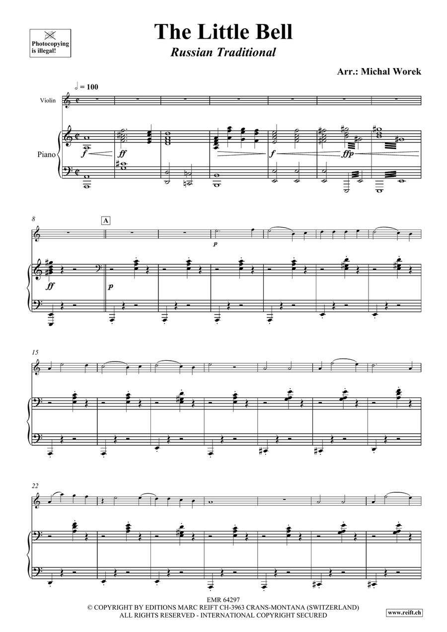 The Little Bell The Little Bell Violin Solo scores gallery preview page 4