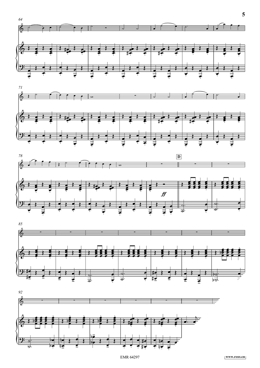 The Little Bell The Little Bell Violin Solo scores gallery preview page 6