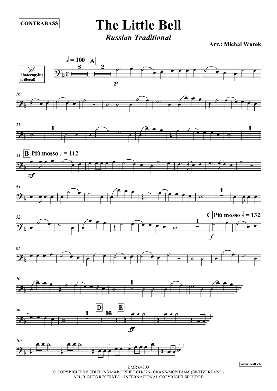 The Little Bell The Little Bell Double Bass scores gallery preview page 3