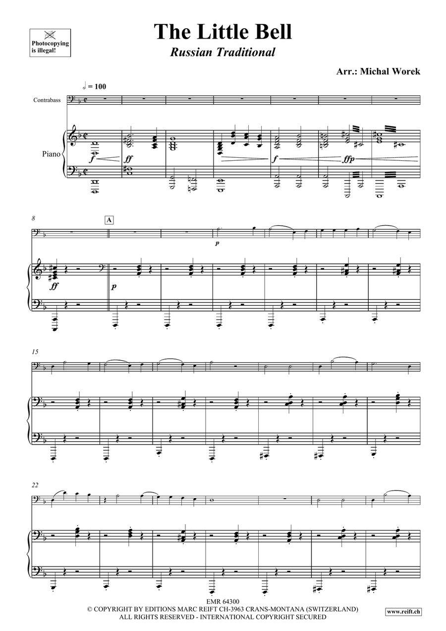 The Little Bell The Little Bell Double Bass scores gallery preview page 4