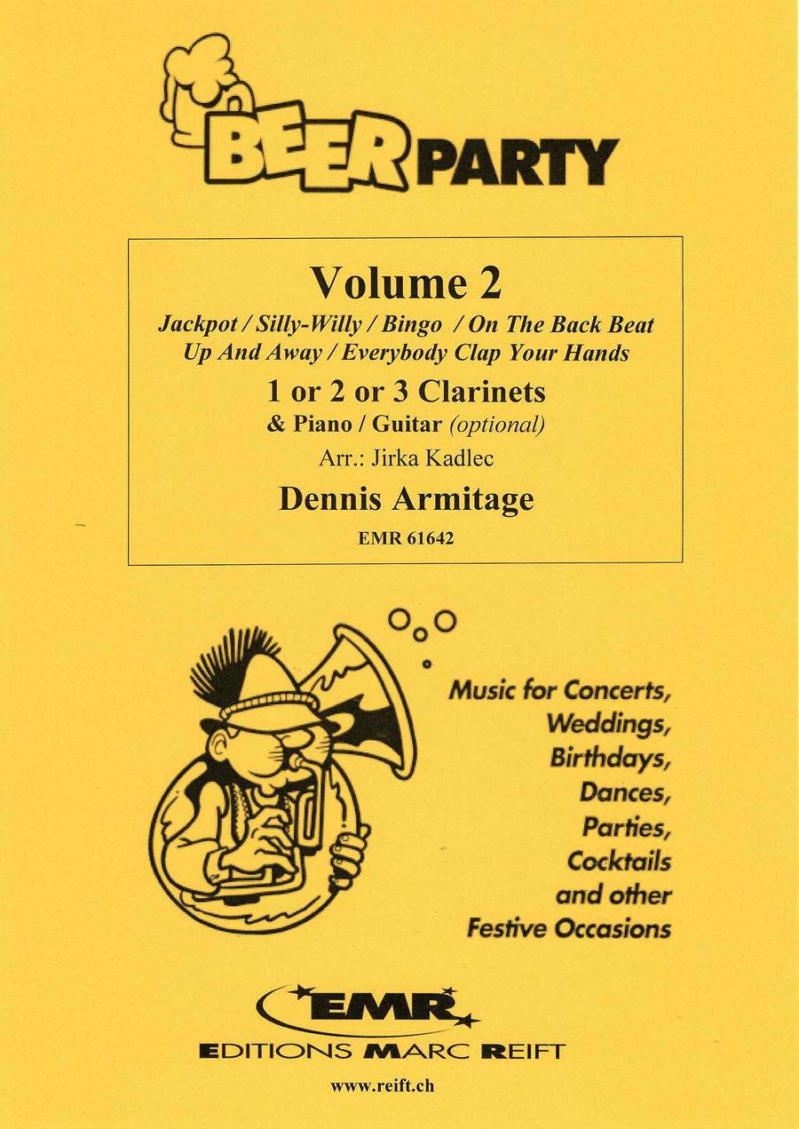 Beer Party Volume 2 Beer Party Volume 2 Clarinet scores gallery preview page 1