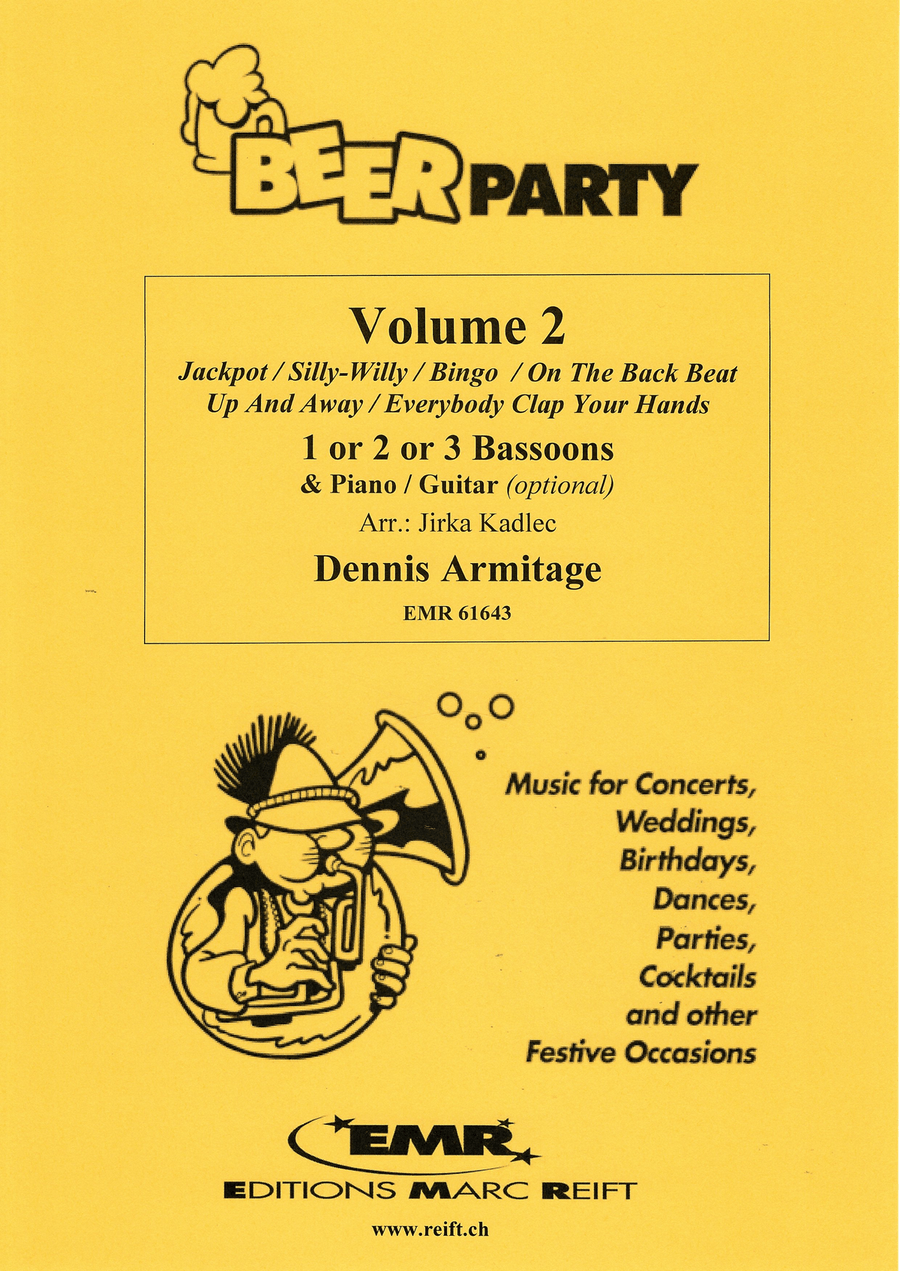 Beer Party Volume 2 Beer Party Volume 2 Bassoon scores gallery preview page 1