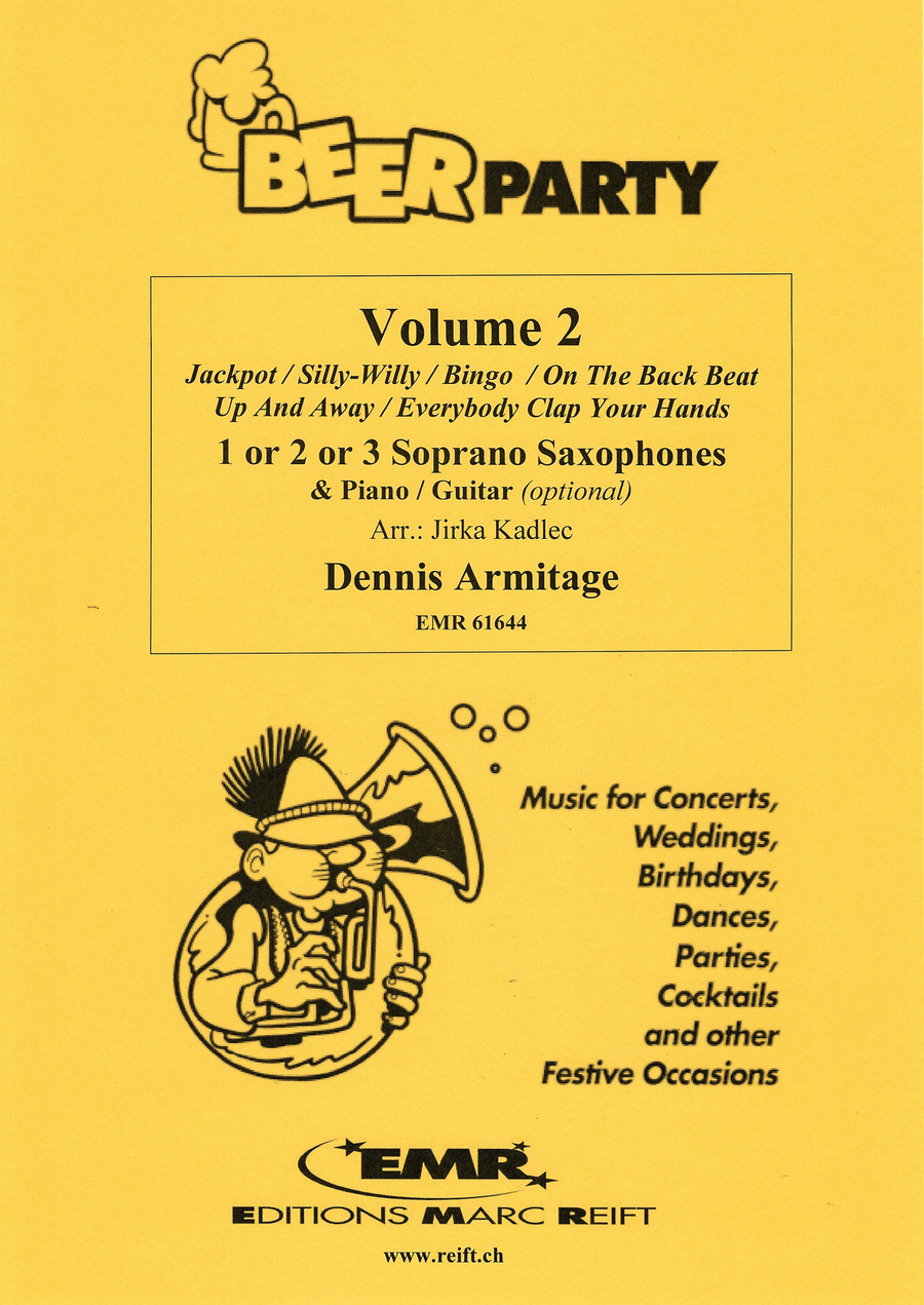 Beer Party Volume 2 Beer Party Volume 2 Soprano Saxophone scores gallery preview page 1