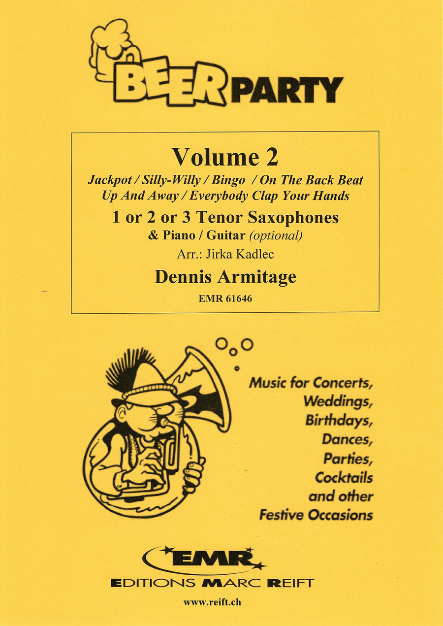 Beer Party Volume 2 Beer Party Volume 2 Tenor Saxophone scores gallery preview page 1