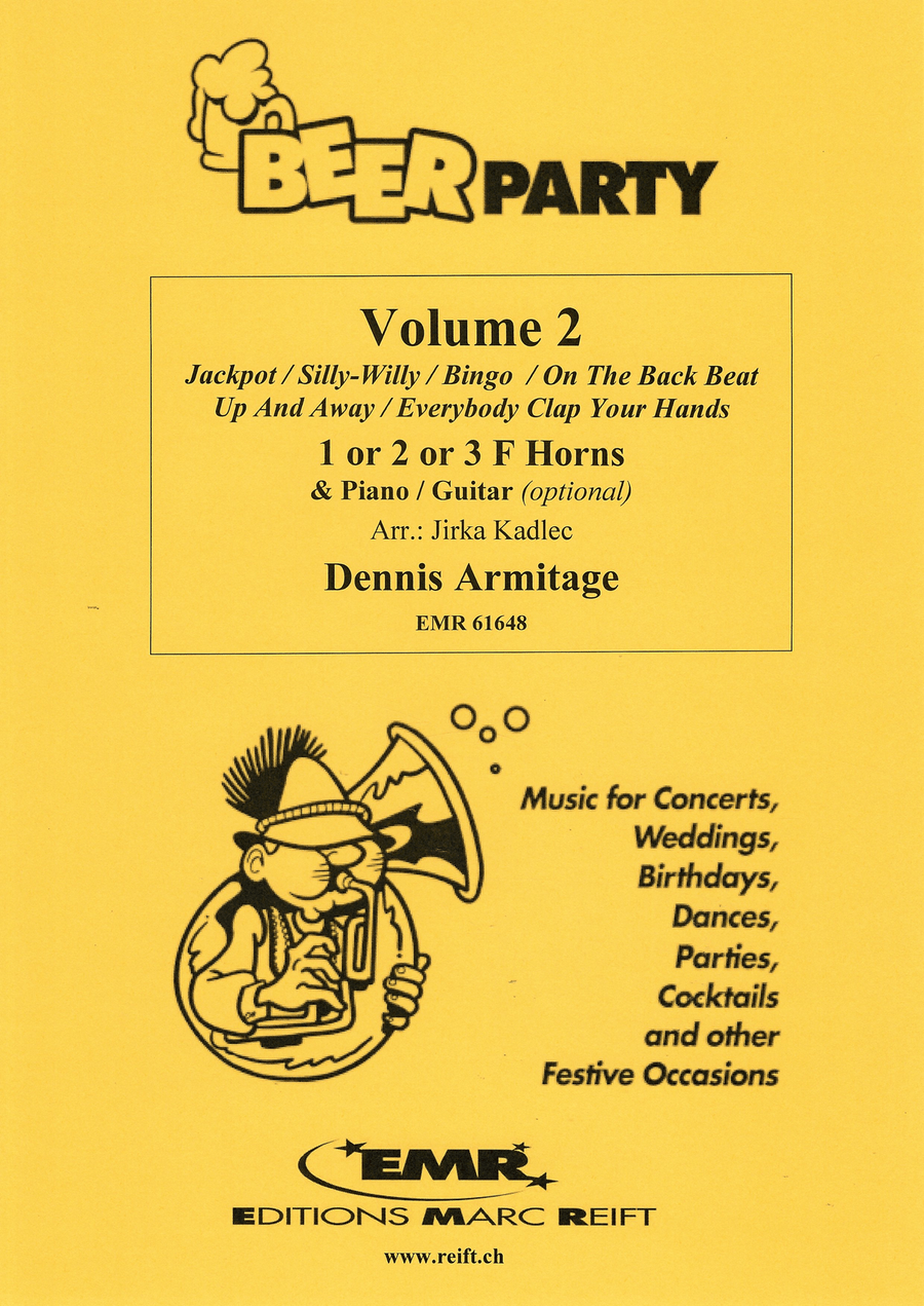 Beer Party Volume 2 Beer Party Volume 2 Horn scores gallery preview page 1