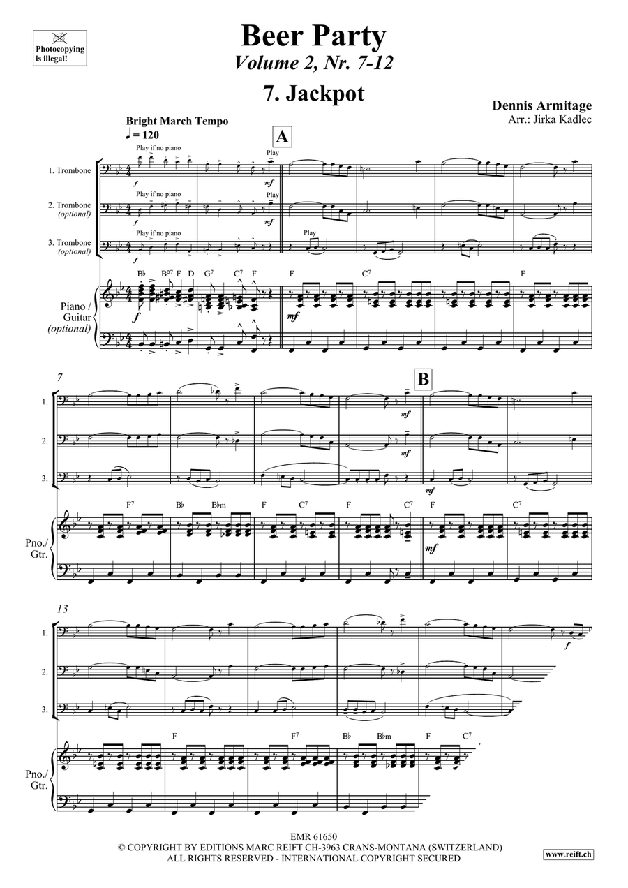 Beer Party Volume 2 Beer Party Volume 2 Trombone Trio scores gallery preview page 4
