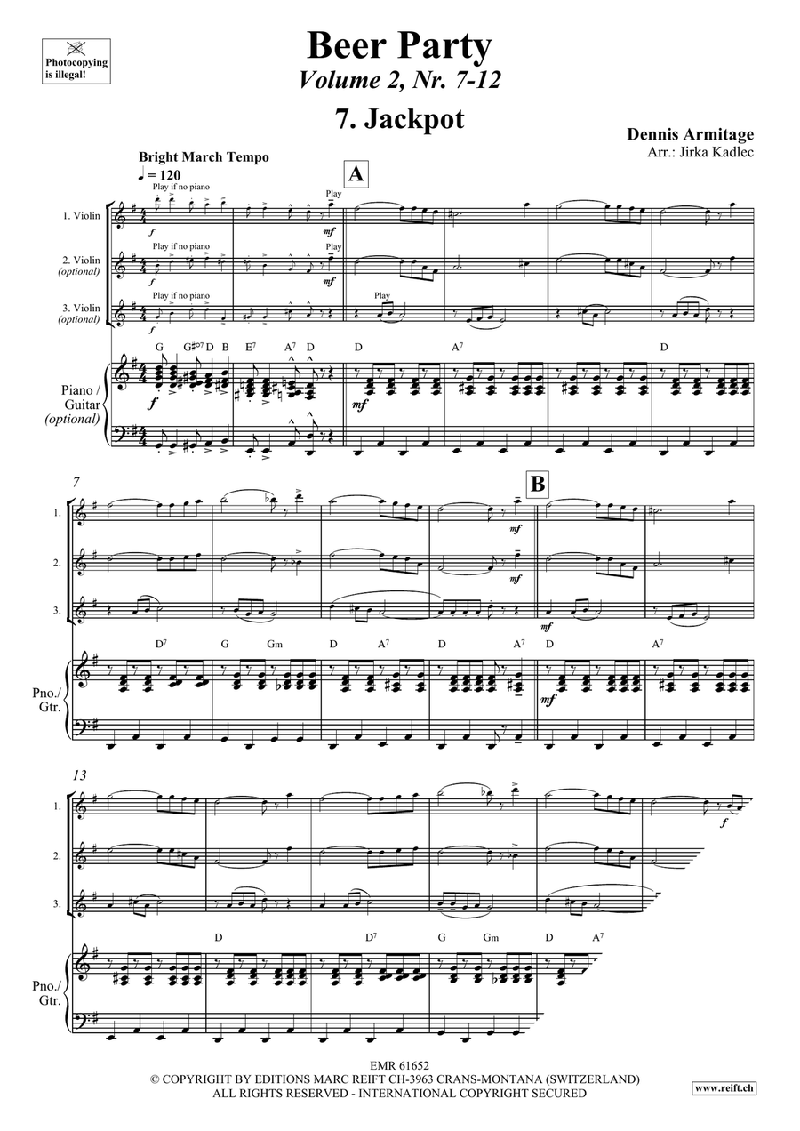 Beer Party Volume 2 Beer Party Volume 2 Violin scores gallery preview page 4