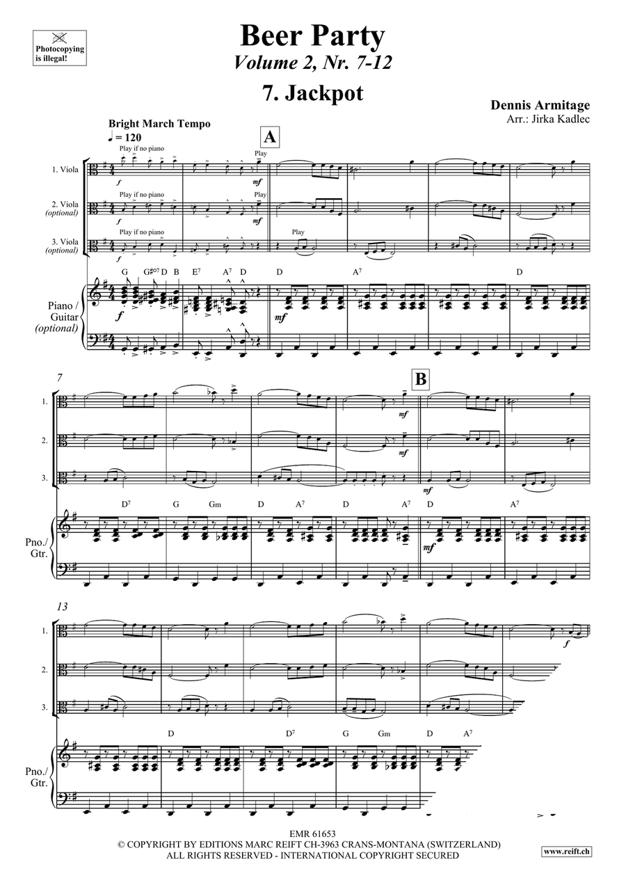Beer Party Volume 2 Beer Party Volume 2 Viola scores gallery preview page 4