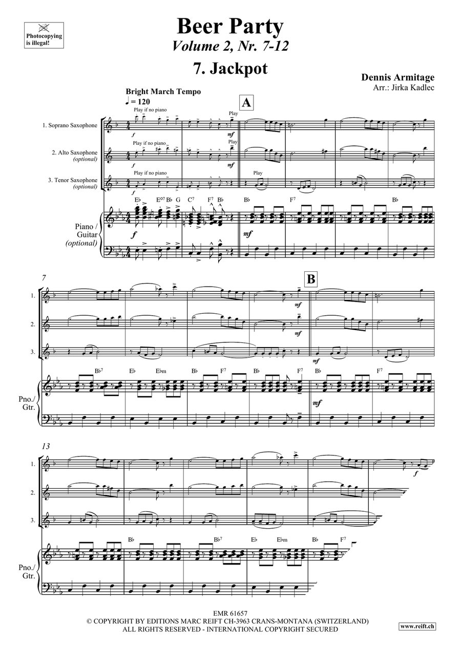 Beer Party Volume 2 Beer Party Volume 2 Tenor Saxophone scores gallery preview page 4