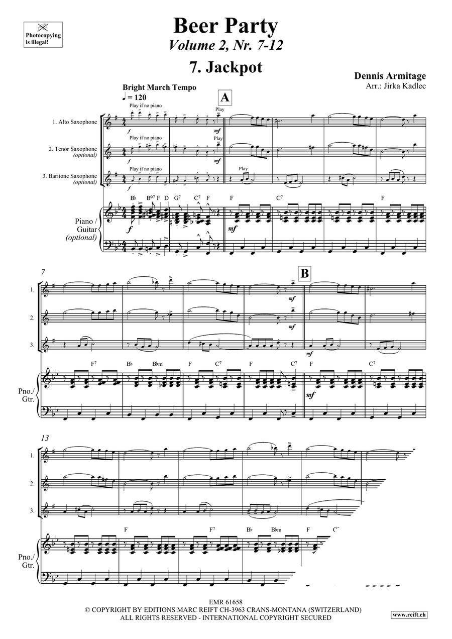 Beer Party Volume 2 Beer Party Volume 2 Tenor Saxophone scores gallery preview page 4