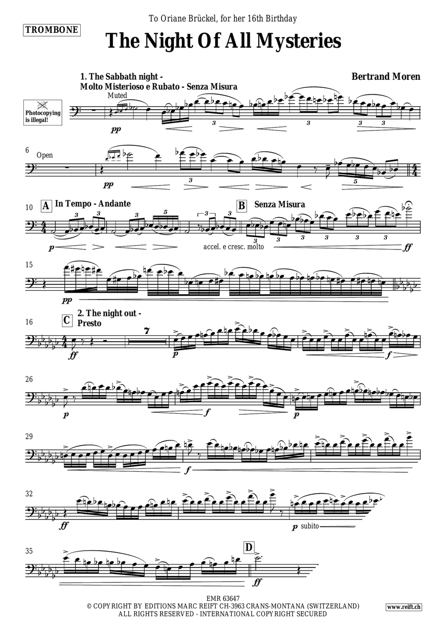 The Night Of All Mysteries Piano Accompaniment scores gallery preview page 4