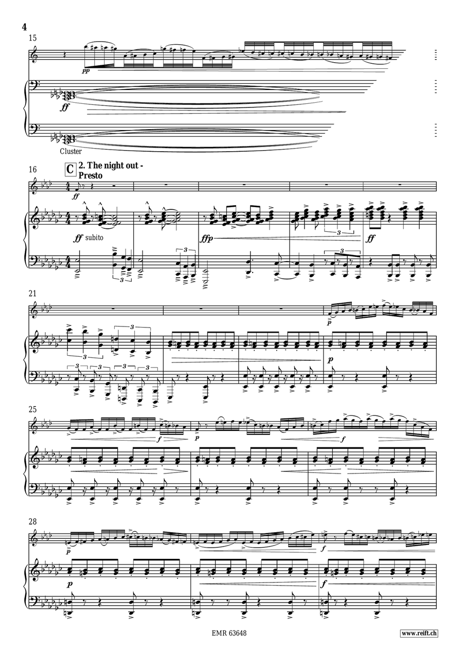 The Night Of All Mysteries Euphonium scores gallery preview page 6
