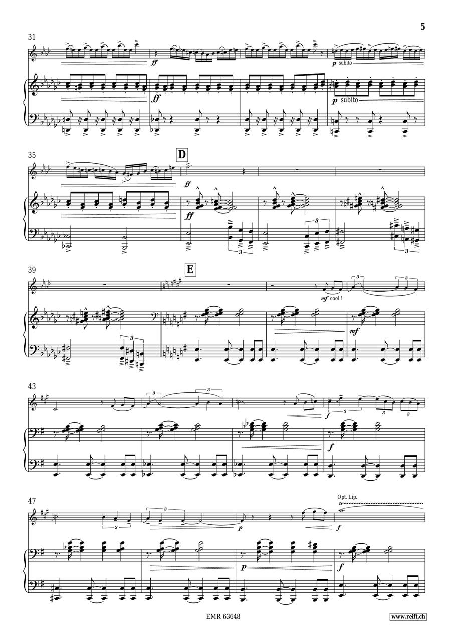 The Night Of All Mysteries Euphonium scores gallery preview page 7
