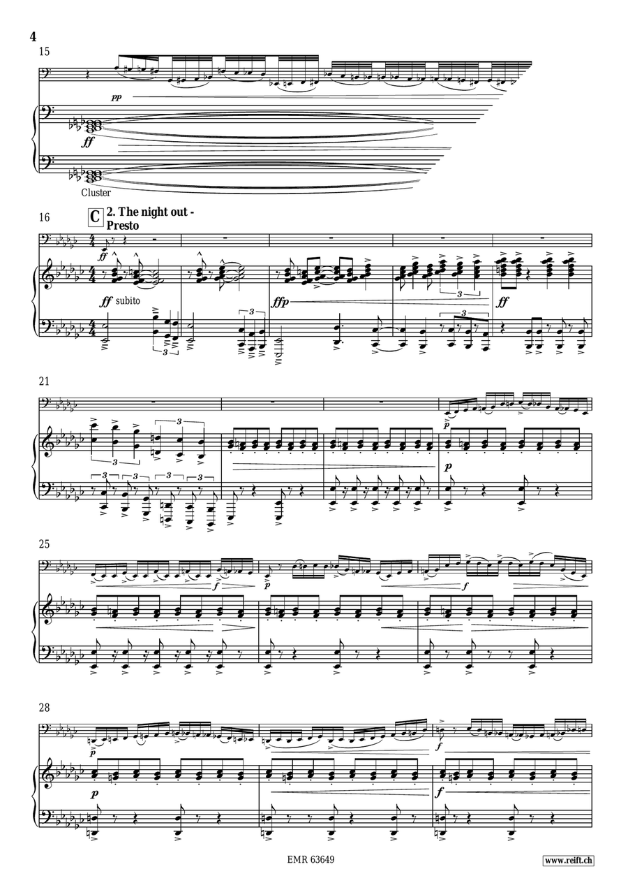 The Night Of All Mysteries Tuba scores gallery preview page 6